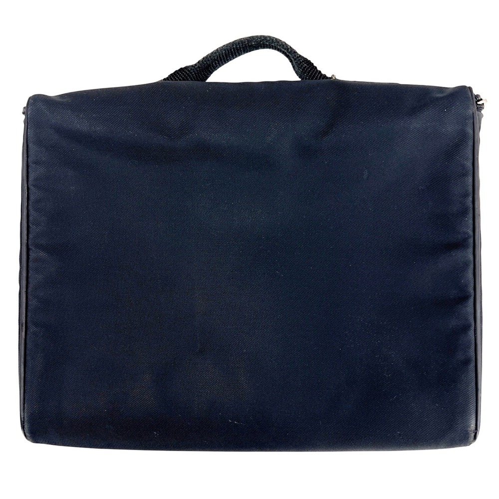 Coach‎ NotebookTablet Case Black Leather Trim Zip Around - Picture 2 of 10